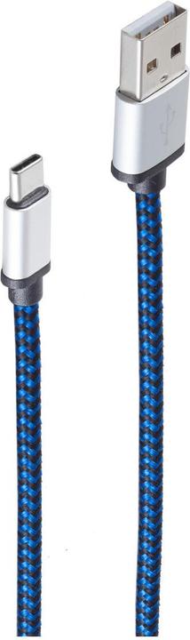 Produktbild Shiverpeaks BS14-50024 USB Kabel 2 m USB 2.0 USB A USB C Blau (2 m, USB 2.0)