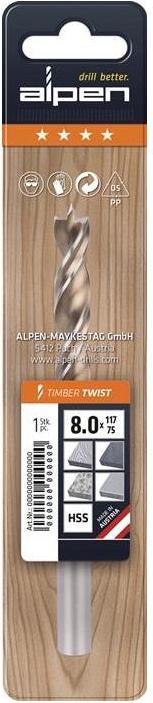 Image du produit Alpen Mèche à bois Timber Twist PLT ø 13.0 mm (13 millimètres)