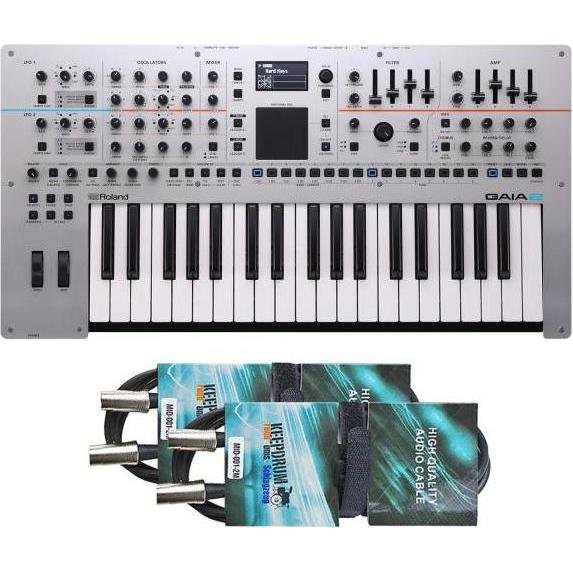 Roland Gaia 2 Synthesizer mit 2x MIDI-Kabel, Synthesizer