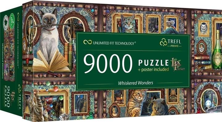 Actual product image Trefl Lisa Parker - Moustache miracle cats (9000 pieces)