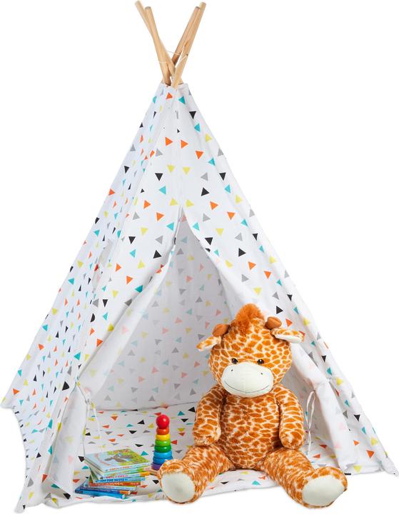 Actual product image Relaxdays Teepee, Play Tent With Flooring