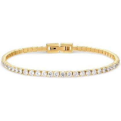 Bering, Armschmuck, Dazzling gold-plated bracelet with zircons Arctic Symphony 646-27-190
