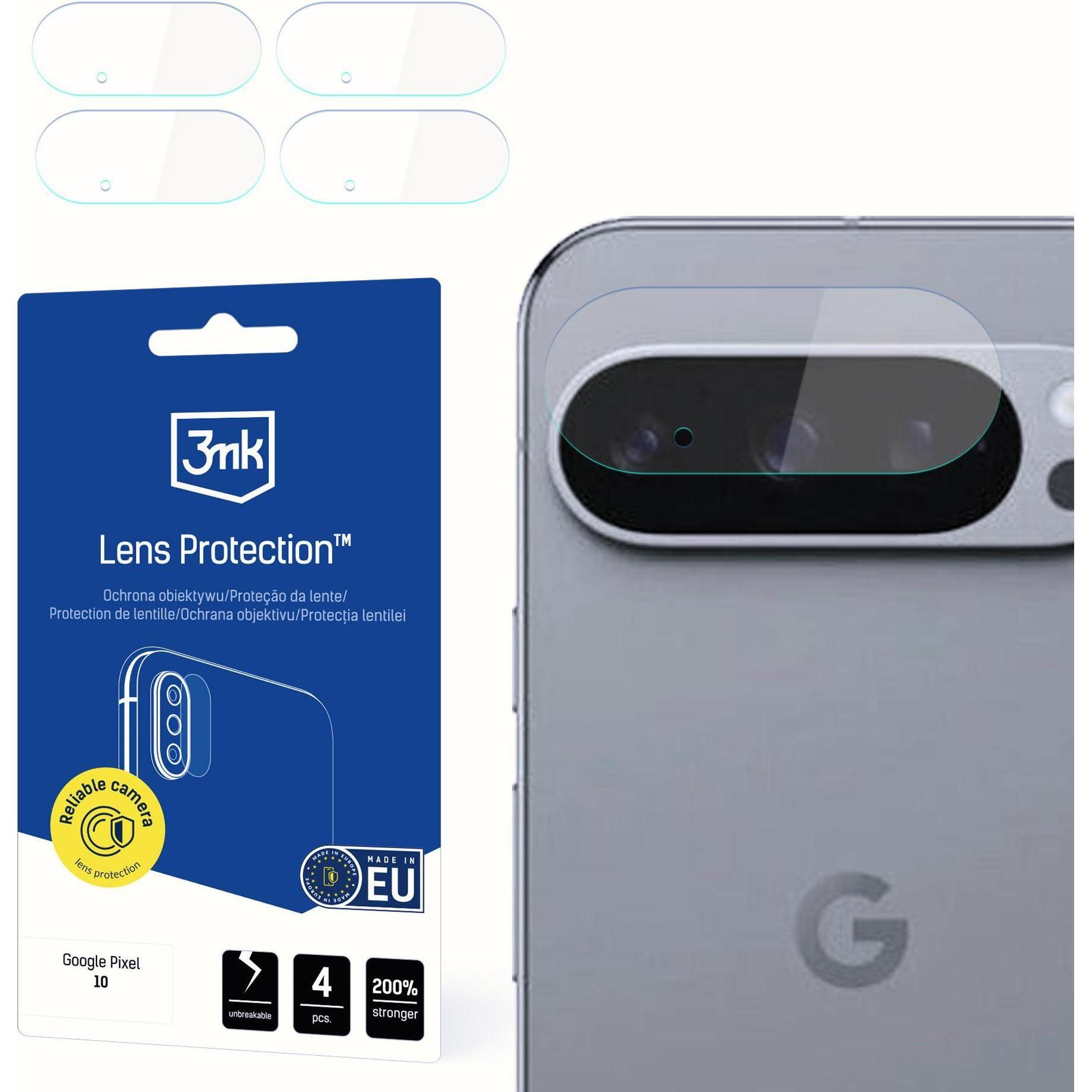 3MK Objektivschutz-Kameraglas für Google Pixel 10 (Google Pixel 10), Pellicola protettiva smartphone, Trasparente