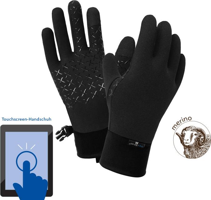 Dexshell - Gloves StretchFit (imperméable) - noir (M)