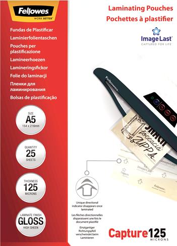 Produktbild Fellowes Capture 125 (A5, 25 Stück, 125 µm)