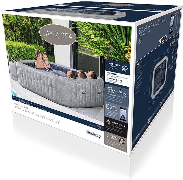 Produktbild Bestway Lay-Z-Spa San Francisco Smart Hydro Jet Pro (7 Pers.)