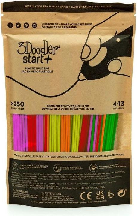Actual product image 3Doodler Filament Start+ 250 (2.50 mm, 250 g)