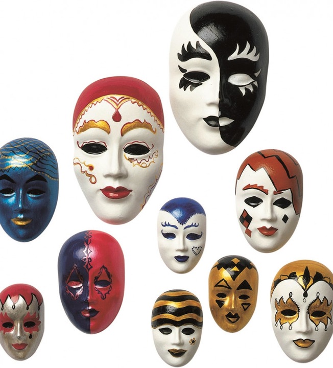 Produktbild hobbytime Giessform Masken-Set 10-tlg.