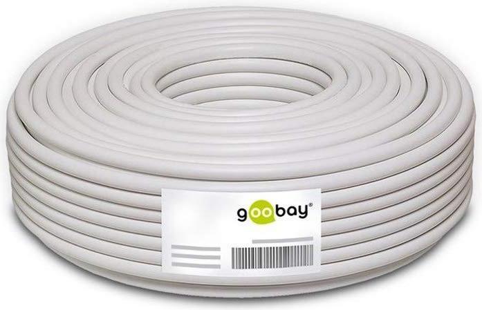 Image du produit Goobay Câble réseau CAT 6a S/FTP 4 x (S/FTP, CAT6, 50 m)