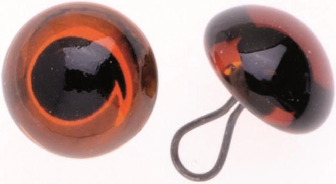 Actual product image Glorex Eyes glass/eye brown