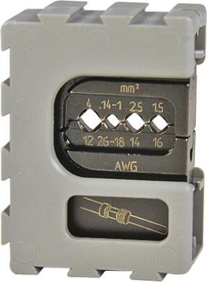 Produktbild RS PRO Crimp-Matrizensatz, 26AWG / 18AWG max., Typ Gedrehte Stifte