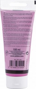 Actual product image Pebeo Studio Acrylics fine acrylic (Pink, 100 ml)