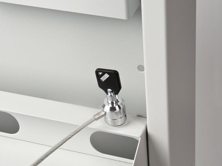 Image du produit Multibrackets Boîte murale verrouillable, blanche, capacité de charge 5 kg (Mur, 5 kg)
