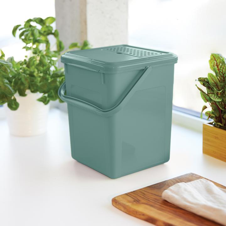 Image du produit Rotho Seau à compost avec charbon actif (9 l)