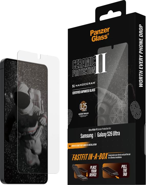 Produktbild PanzerGlass Ceramic Protection (1 Stk., Samsung Galaxy S26 Ultra)