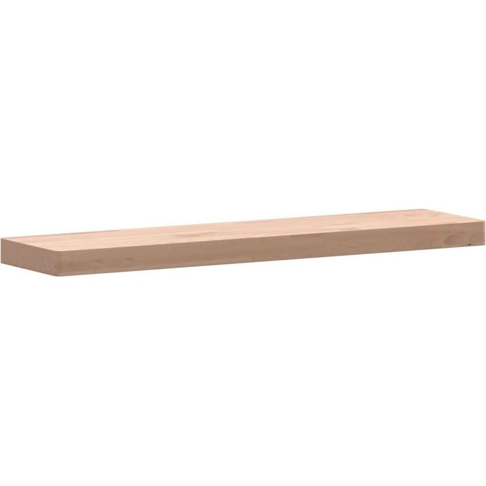 VidaXL, Regal, Wandregal 80x20x4 cm Massivholz Buche,Material: Massives (80 x 20 x 4 cm)