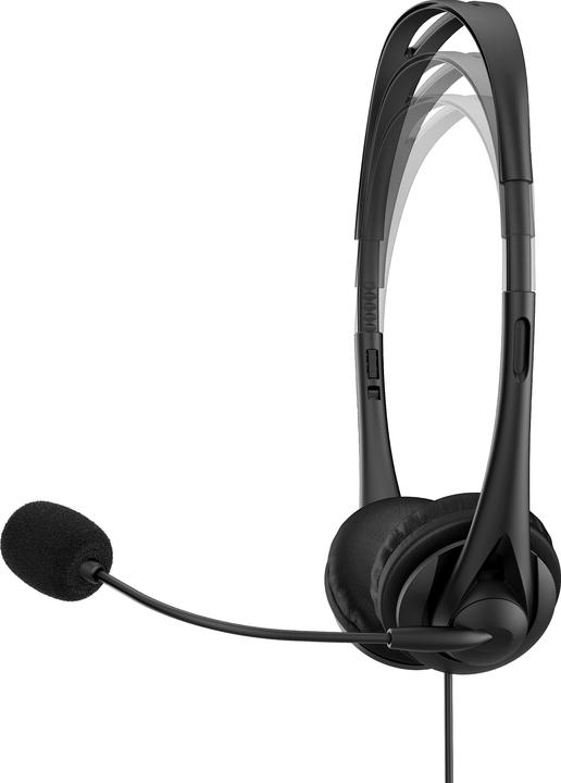 Actual product image HP Stereo USB Headset G2, Headset, Head-band, Office/Call center, Black, Binaural, China (Cable, USB-A)