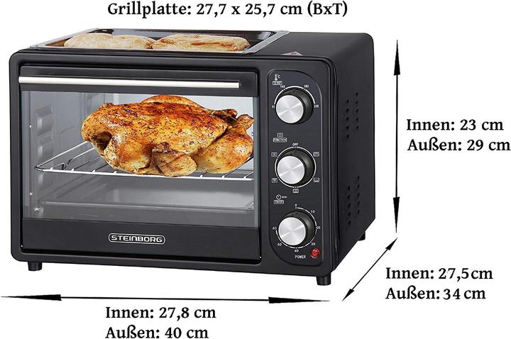 Actual product image Steinborg Mini oven