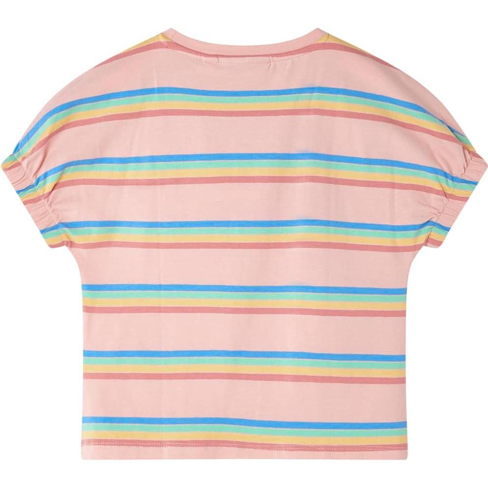 Thumbnail - VidaXL, Unisex, Shirt, Kinder-T-Shirt Pfirsichrosa 128,Material: 95 % Baumwolle. 5, Mehrfarbig, (128)
