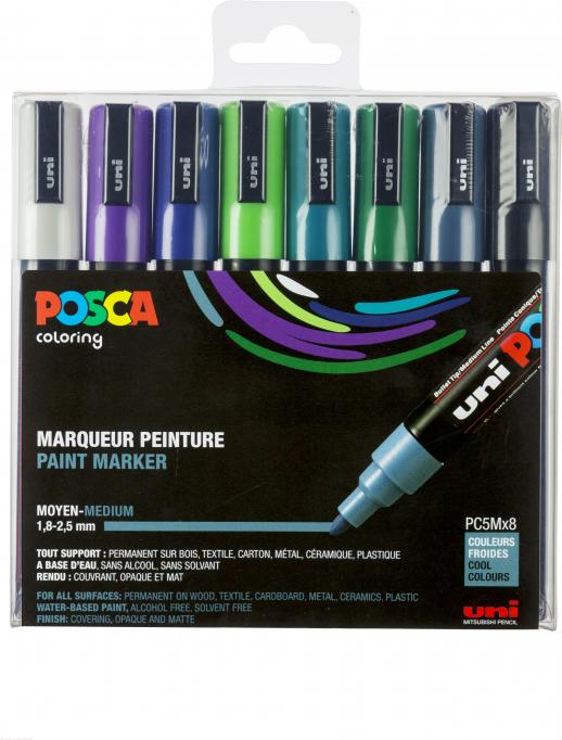 Produktbild Posca Marker PC-5M (8x)