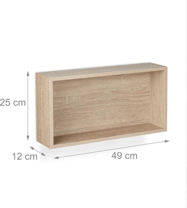 Produktbild Relaxdays Wandregal (49 x 12 x 25 cm)