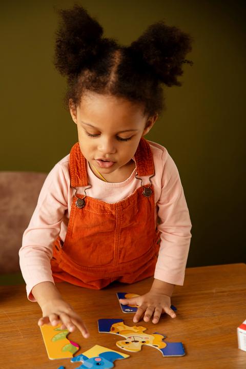 Image du produit Activity Board Triple Puzzle - Animaux 6 images, 18 pièces