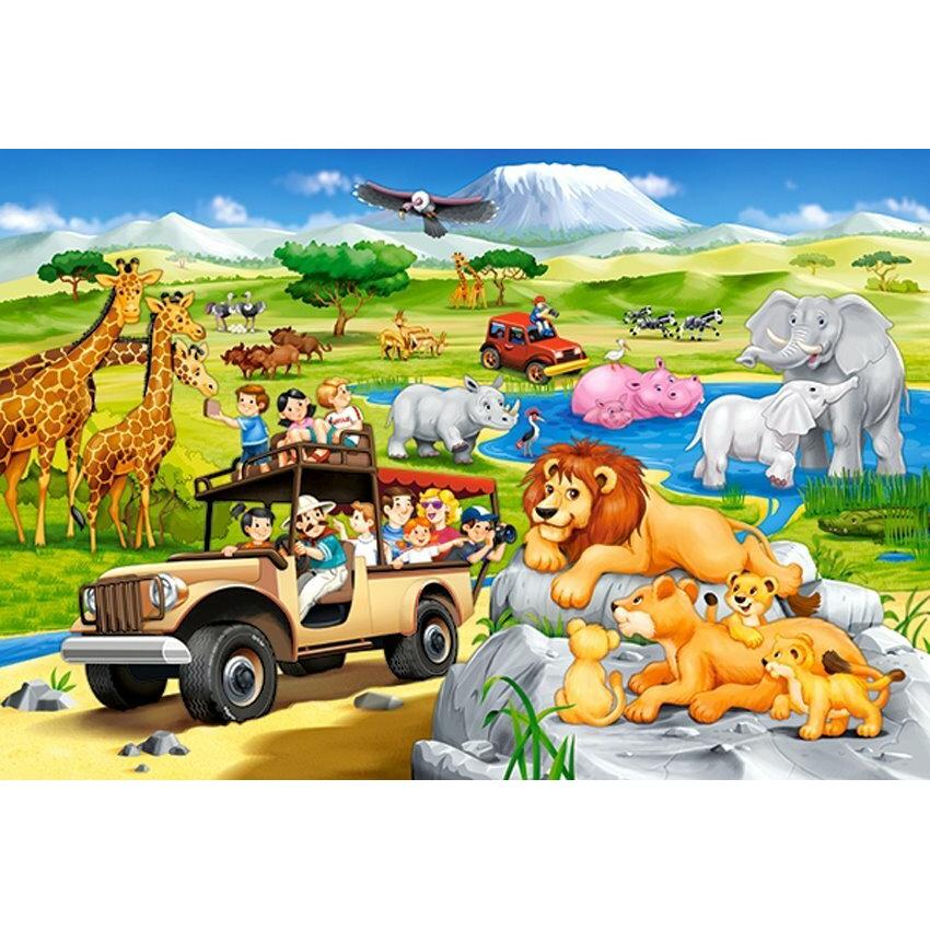 Thumbnail - Castorland Safari Adventure, Puzzle 40 Teile maxi (40 Teile)