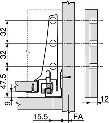 Actual product image Blum Complete tandem box drawer set