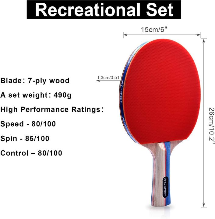 Produktbild Joy J Sport Tischtennisschläger Set