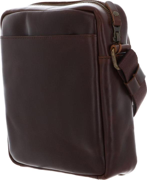 Actual product image Buckle & Seam Leder Reporter Bag Collector Braun/Dots