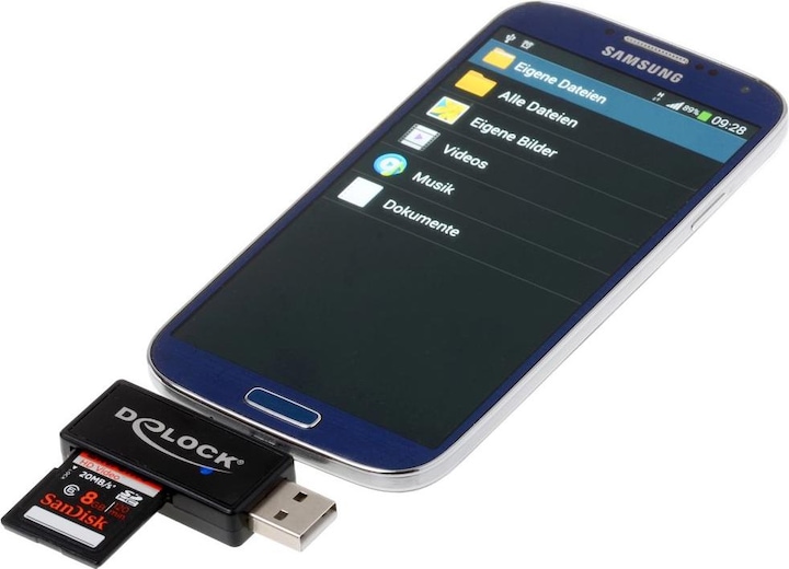 Immagine prodotto Delock Lettore di schede Micro USB OTG 91731 (Micro USB)