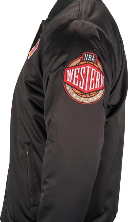 Produktbild Mitchell & Ness M&N Satin Bomber Jacke - FLIGHT San Antonio Spurs - M (M)