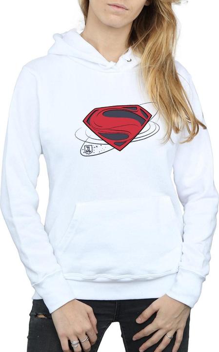 Immagine prodotto Justice League Movie Superman Logo Felpa con Cappuccio Donna (XXL)