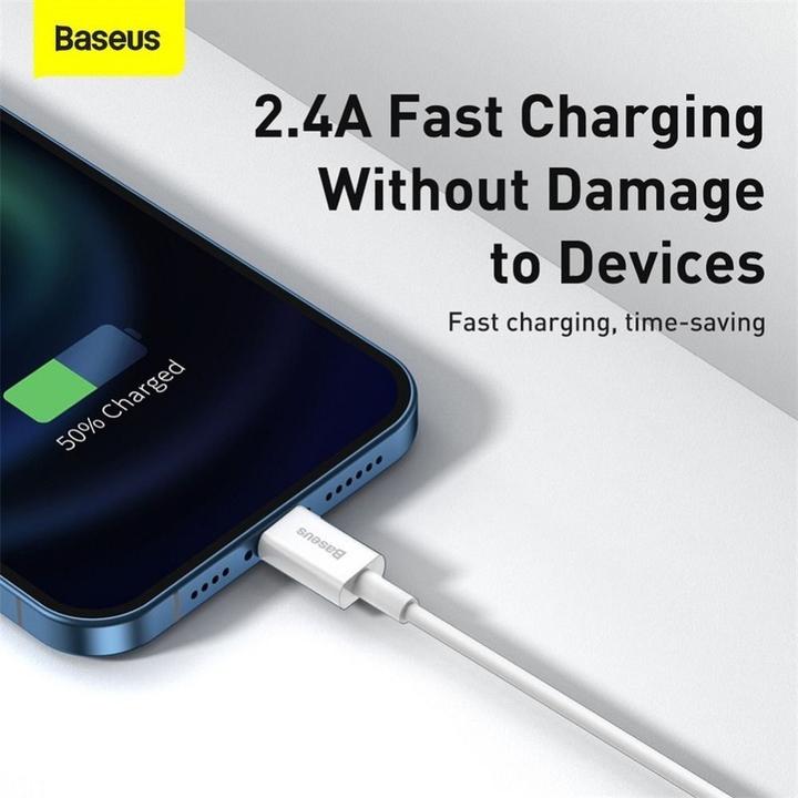 Actual product image Baseus USB Type A - Lightning (1 m, USB 2.0)