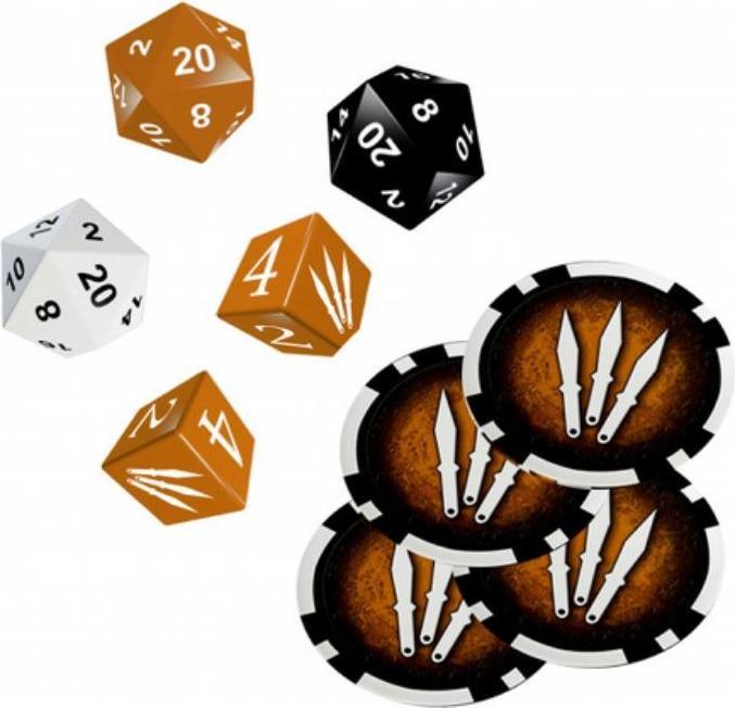 Orange, Schwarz, Weiss