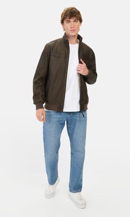 Actual product image Camel Active Lederjacke mit Bomberkragen (48)