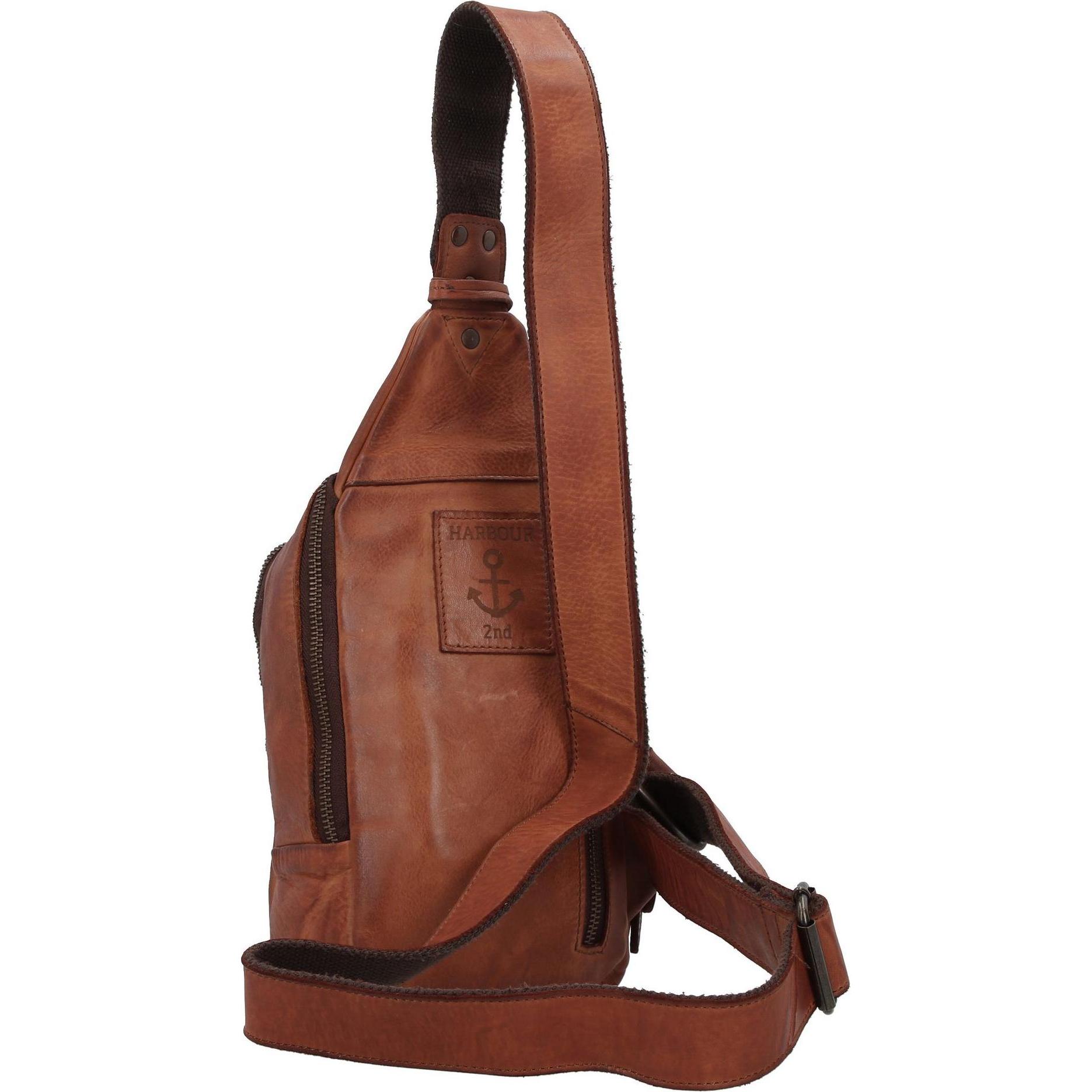 Thumbnail - Harbour 2nd, Handtasche, Urban Poets Umhängetasche Leder 18 cm, Braun