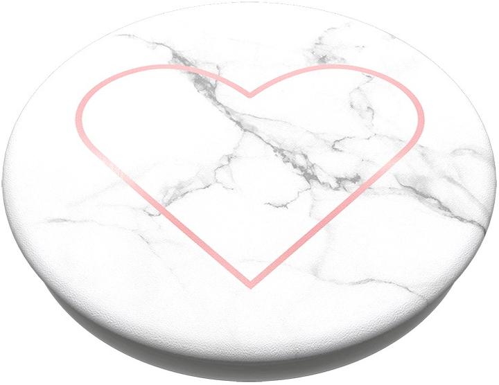 Actual product image PopSockets Stoney Heart Mobile Phone Stand Stone, Pink