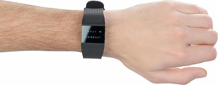Actual product image St. Leonhard Binary wrist watch "Future Line" for men (Digital watch)