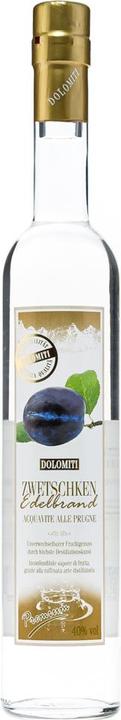 Image du produit Dolomiti Alpenfeinkost Eau-de-vie de prune Dolomiti Premium (1 x 50 cl)