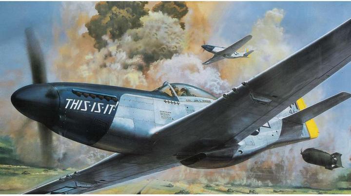 Actual product image Airfix North American P-51D Mustang