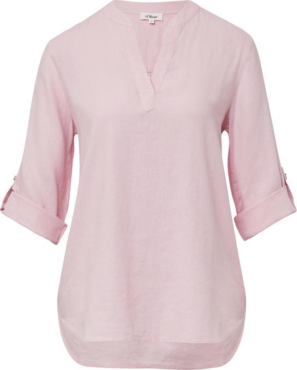 Image du produit S.Oliver Bluse Leinenmix-Bluse mit Turn-up (34)