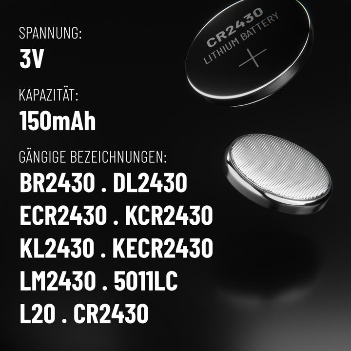 Actual product image Absina Button cell CR 2430 3 V 5 pcs. lithium (5 pcs., CR2430)