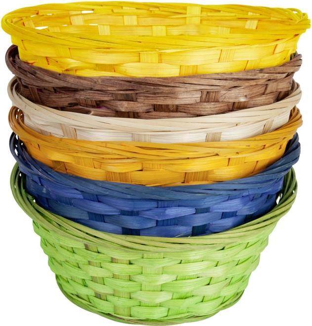 MICA Living Osterkörbchen - aus Bambus - ca. 20 x 9 cm - 1 Stück (1 x, 20 x 9 cm)