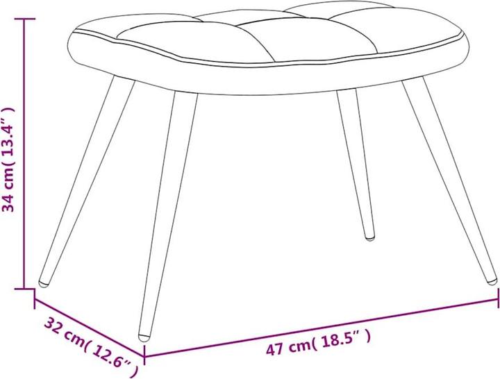 Actual product image vidaXL Relaxstuhl