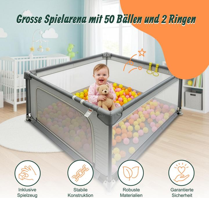 Actual product image Relaxdays Playpen (120 cm, 120 cm)