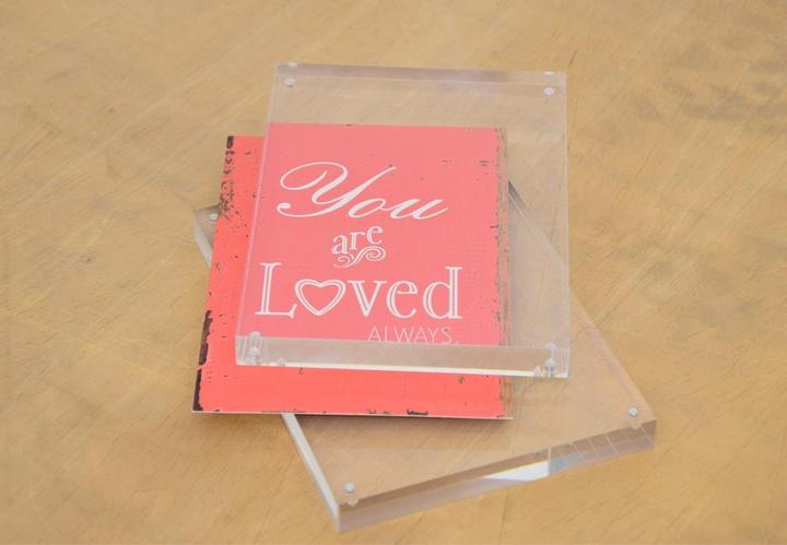 Produktbild Maul Bilderrahmen (B)150 x (T)24 x (H)115 mm, glasklar aus Acryl, im Hoch- oder Querformat nutzbar