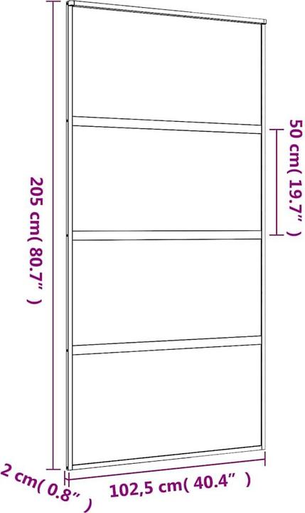 Image du produit vidaXL Schiebetür