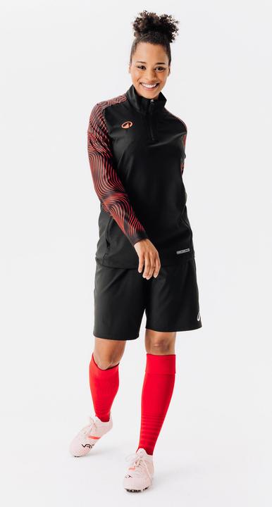 Produktbild Kipsta 1/2 Zip Viralto Wavy Club - Red/Black (L)