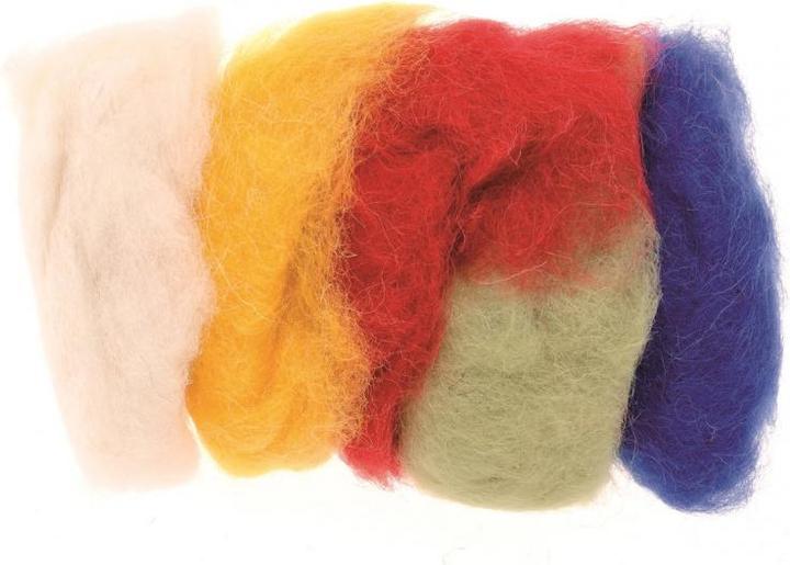 Glorex Schafwolle 5x10g mix